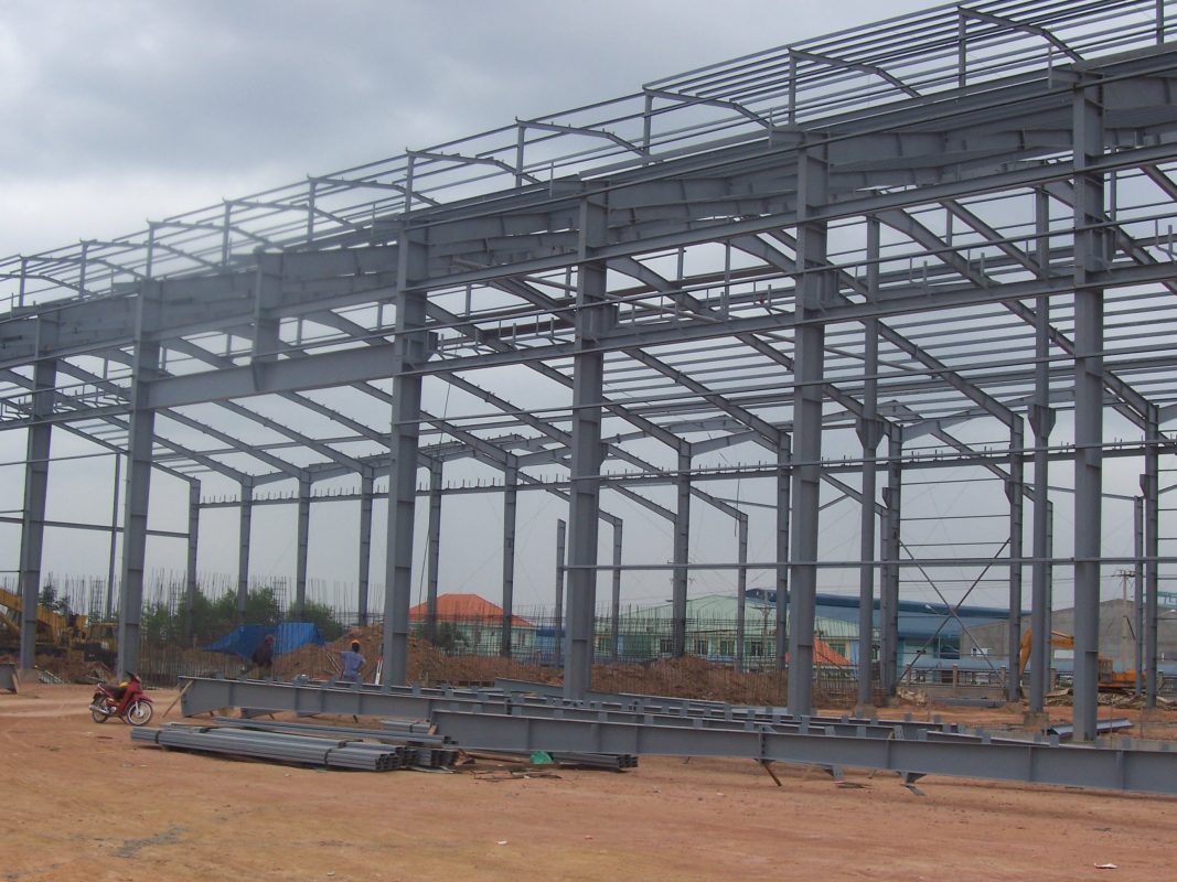 Gia công lắp dựng kết cấu thép tại Bình Định